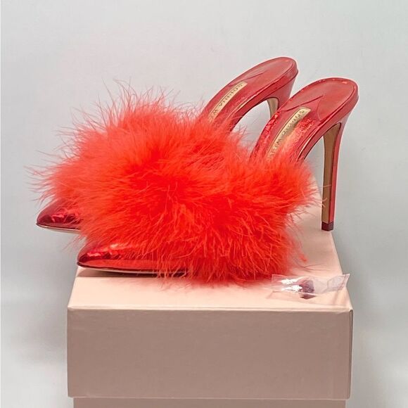 Sophia Webster Delicia Marabou Mules size 38 - Picture 10 of 12